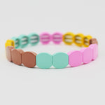 Load image into Gallery viewer, Multicolor Enamel Geometric Cuff Alloy Stove Fired S5P210