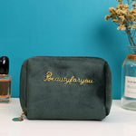 Load image into Gallery viewer, Retro Velvet Brush Pouch Women N6B132