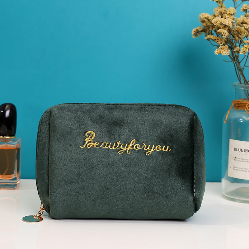 Retro Velvet Brush Pouch Women N6B132