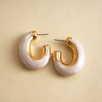 Load image into Gallery viewer, Womens Vintage Oval Metal Stud Earrings N6K154