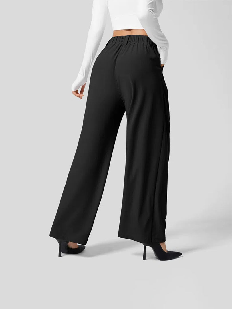 Comfort Tummy Control Wide Leg Trousers Women N6B061