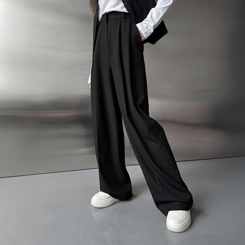 Fluid Wide Leg Pant Mid Rise Mid Weight N5Z464