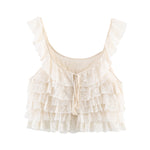 Load image into Gallery viewer, Layered Lace Crop Camisole Top Women N6C279