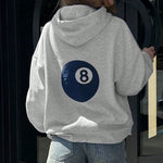 Load image into Gallery viewer, Billiard Hood Zip Sweater MidLight Grey Navy N5A161

