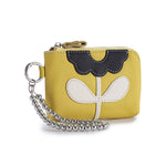 Load image into Gallery viewer, Women's Top-Grain Leather Floral Coin Purse N6J233