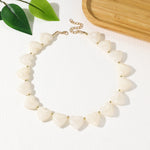 Load image into Gallery viewer, Statement Resin Heart Pendant Necklace Long Chain N6H101
