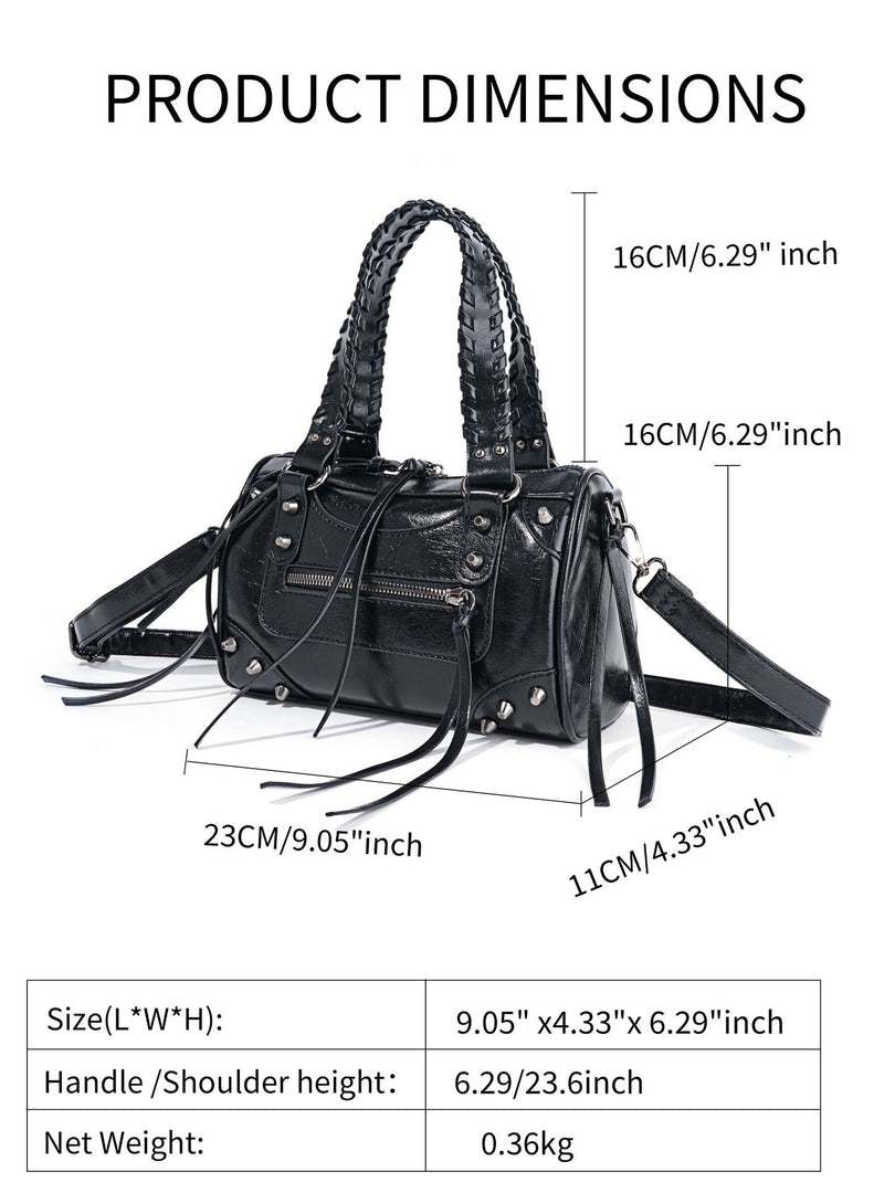 Rivet Motorcycle Tote Bag Women N6C041