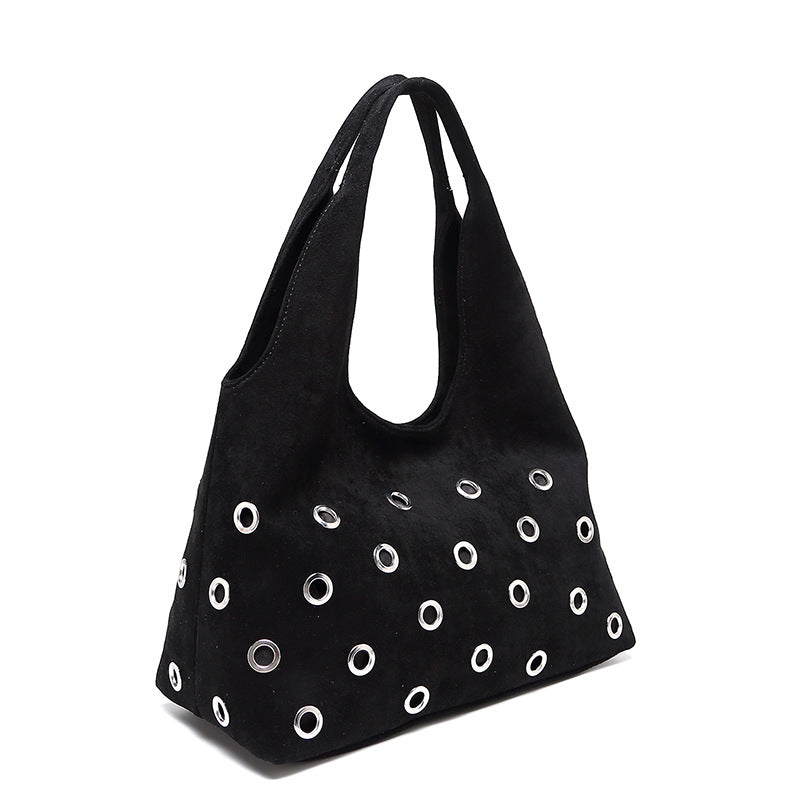 Velvet Tote Bag with Magnetic Closure S5P599