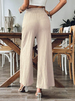 Load image into Gallery viewer, Solid Color Relaxed Fit Pants Women N6D146