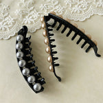 Load image into Gallery viewer, Pearl Clip Non-Slip Large Hair Clip for Thick Hair N6H195