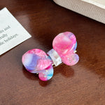Load image into Gallery viewer, Butterfly Rhinestone Acetate Barrettes N6C355