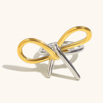 Load image into Gallery viewer, Sweet Butterfly Ring Stainless Steel 18K Gold Plated S5P006
