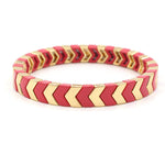 Load image into Gallery viewer, Arrow Beads Bracelet Tribal Enamel Elastic Adjustable S5P049
