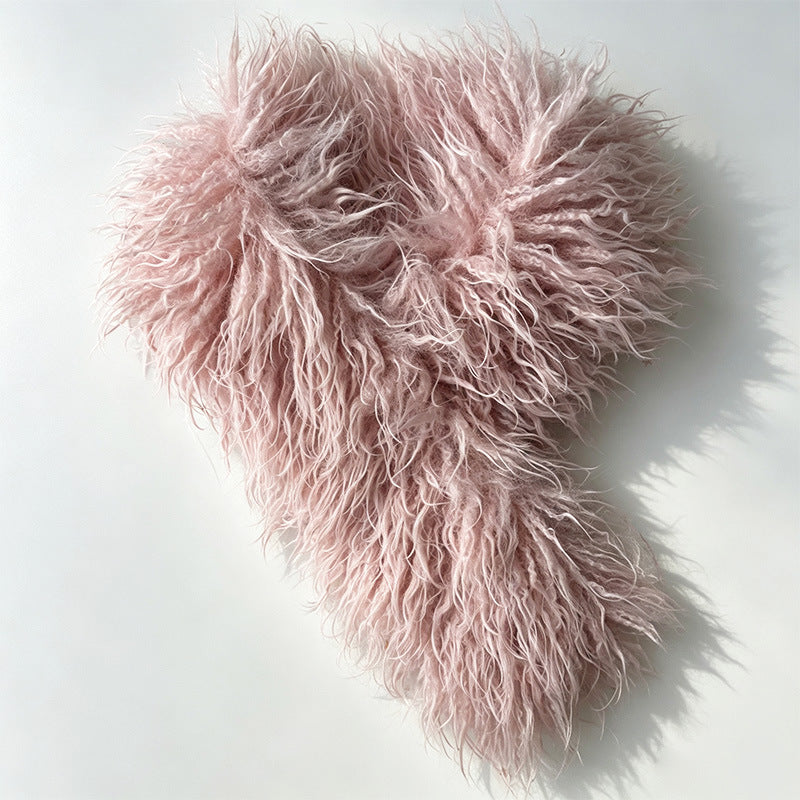 Unisex Plush Magnetic Neck Warmer Scarf NJ6128