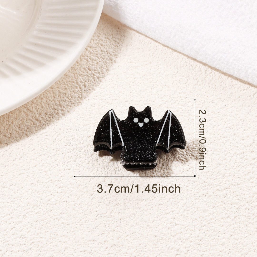 Halloween Pumpkin Bat Ghost Cat Acrylic Claw Clip N6H201