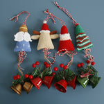 Load image into Gallery viewer, Hand Crocheted Christmas Santa Hanging Ornament N6K317