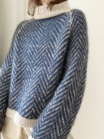 Load image into Gallery viewer, High Neck Long Sleeve Colorblock Knit Sweater Women N6H274