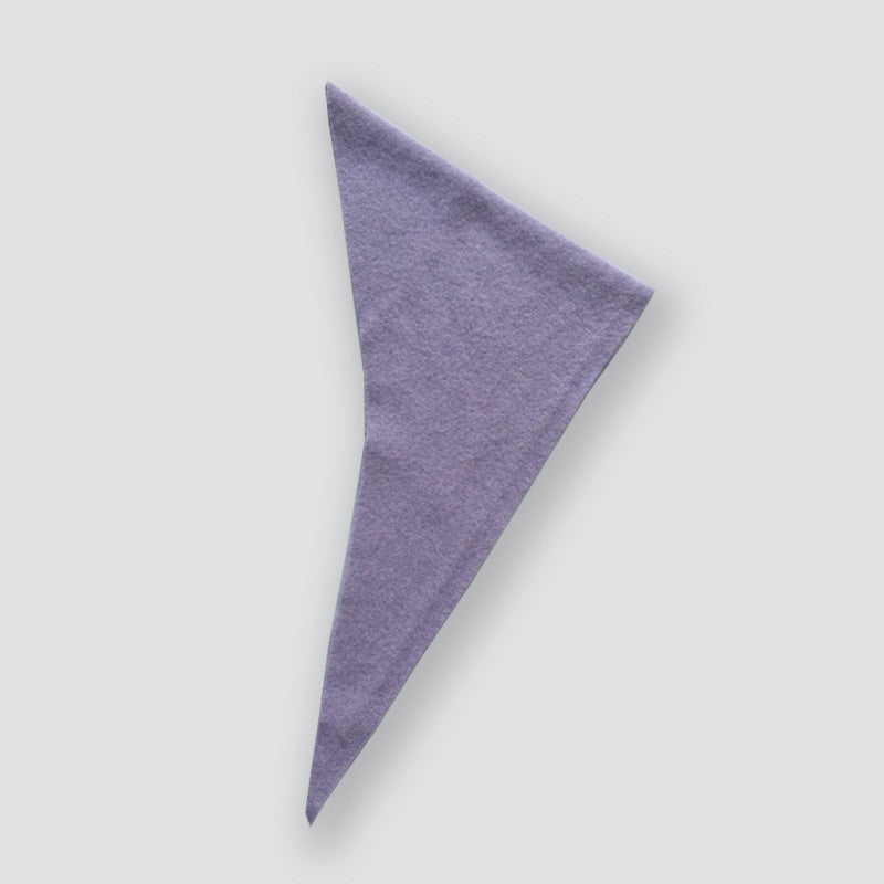 Wool Blend Triangle Scarf  M5A163