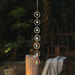 Load image into Gallery viewer, Natural Crystal Dream Catcher Wind Chime Hanging Decor N6F296