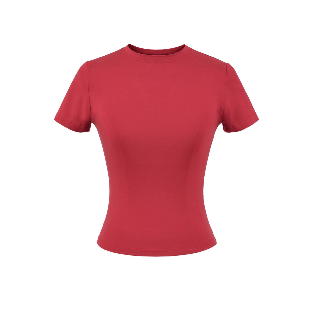 Polka Dot Fitted T-shirt Women N6D087