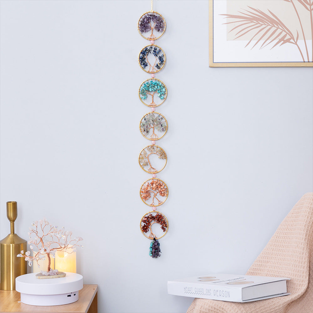 Tree of Life Crystal Car Charm Harmony Protection N6F299