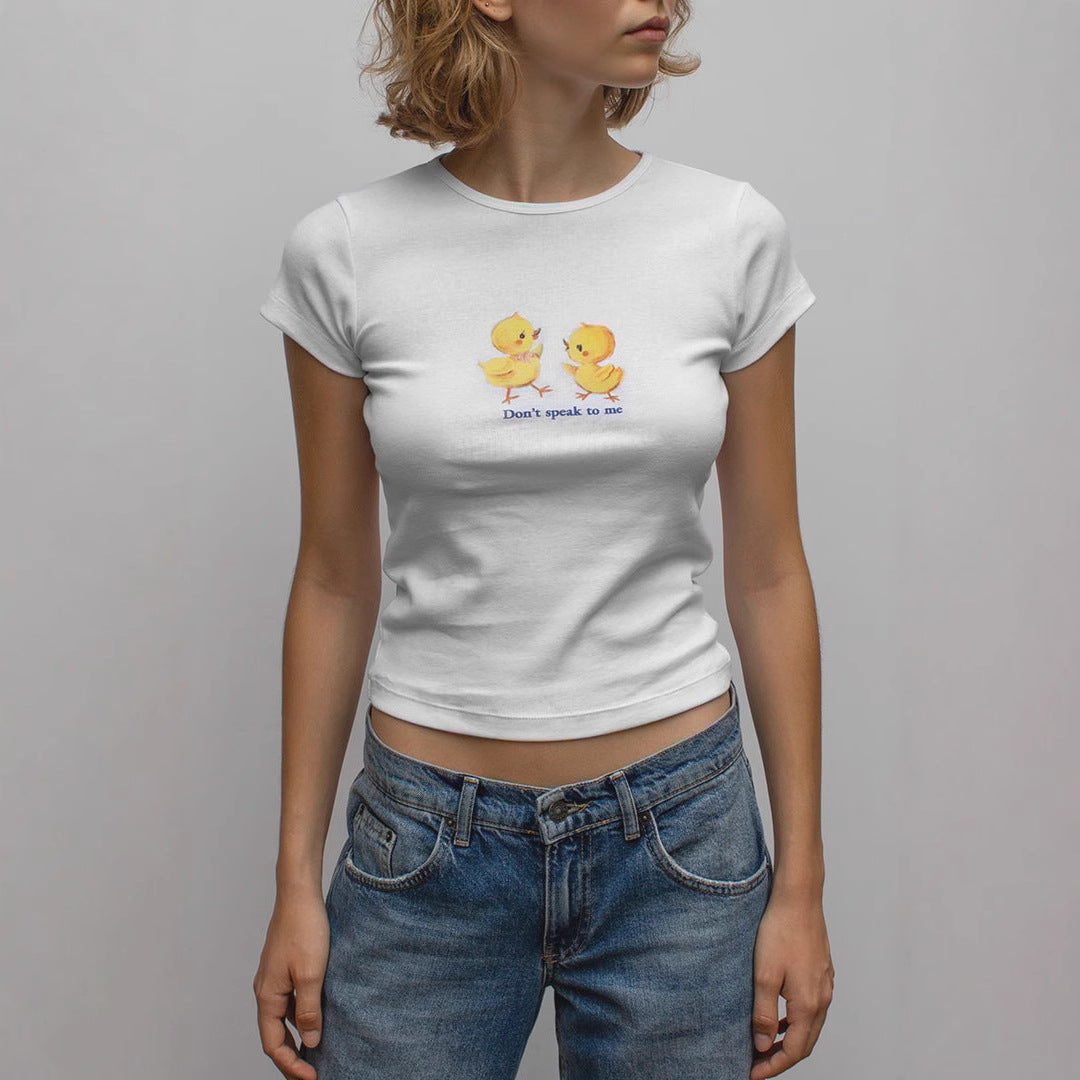 Animal Print Tee Slim Fit Lightweight N5Z131