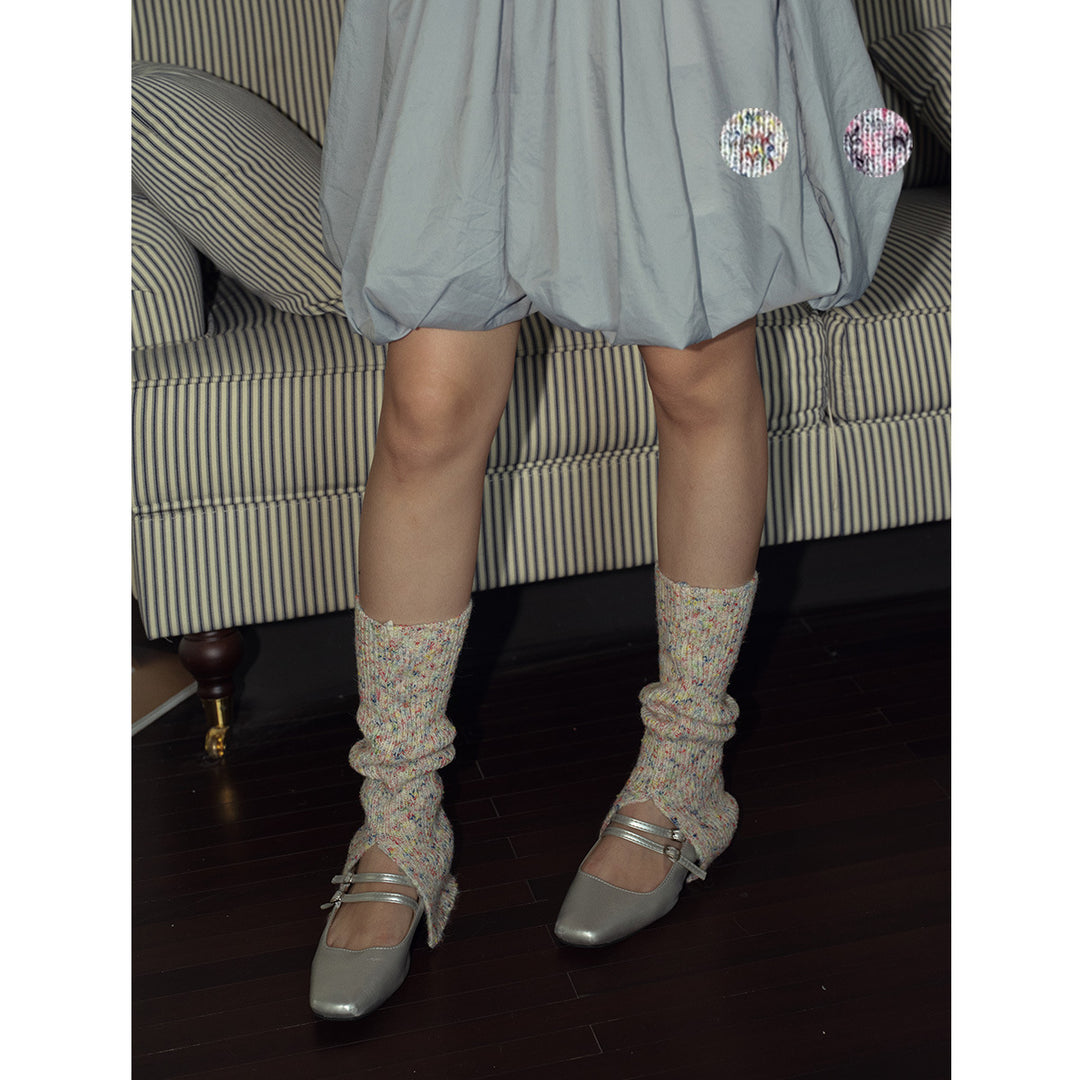 Ballet Inspired Speckled Leg Warmers  M5A117