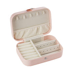 Load image into Gallery viewer, Compact Travel Jewelry Case PU Leather Construction S5P454

