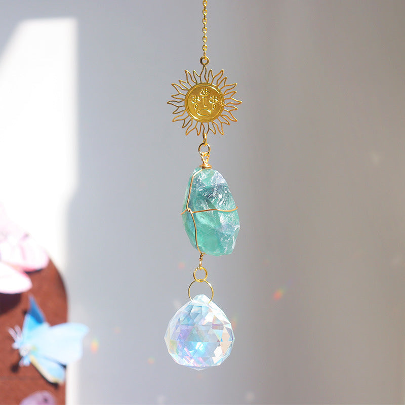Natural Crystal  Hanging Home Decor Prism N6F295