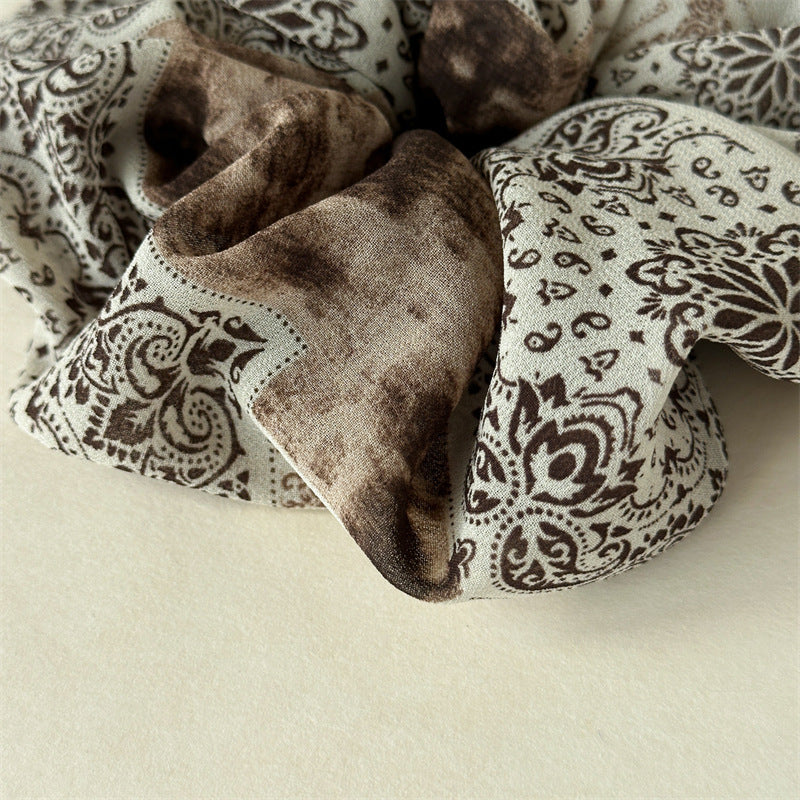Womens Paisley Soft Mesh Scrunchie N6K015