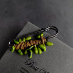 Load image into Gallery viewer, Hand-Wrapped Simulated Fruit Plant Brooch N6G048