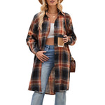 Load image into Gallery viewer, Checked Overshirt Open Front Lightweight N5Z339
