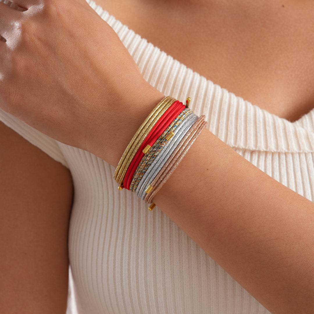 Womens Geometric Ribbon Magnetic Bracelet N6K144