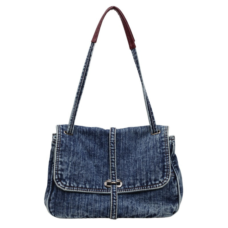 Denim Shoulder Tote Single Strap System  S5P329