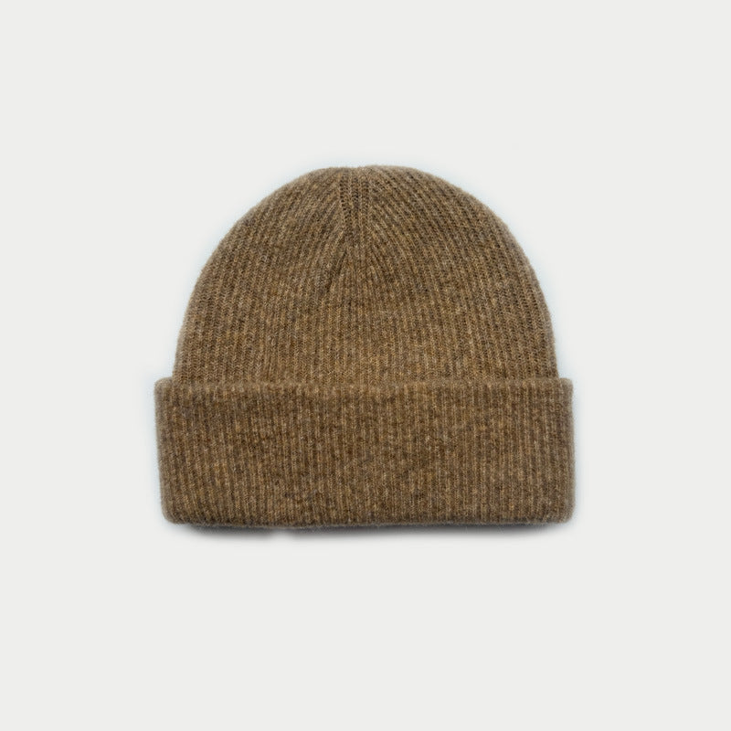 Womens Wool Blend Seamless Knit Beanie N6K282
