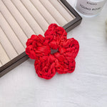 Load image into Gallery viewer, Satin Heart Silhouette Ponytail Hair Tie  S5P434