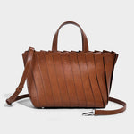 Load image into Gallery viewer, Handmade Patchwork Basket Bag Shoulder Tote N6F115
