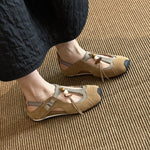 Load image into Gallery viewer, Color-Block Loafer Sandal Women Hidden Heel Summer N6G239