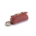 Load image into Gallery viewer, Genuine Leather Coin Purse with Keychain Women N6D018