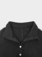 Load image into Gallery viewer, Button-Down Collar Full Skirt Sweatshirt Dress  N6C204