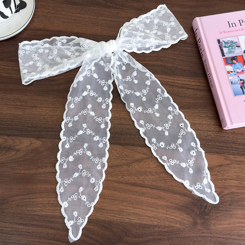 Lace Scarf Headband Long 130cm Women N6C008