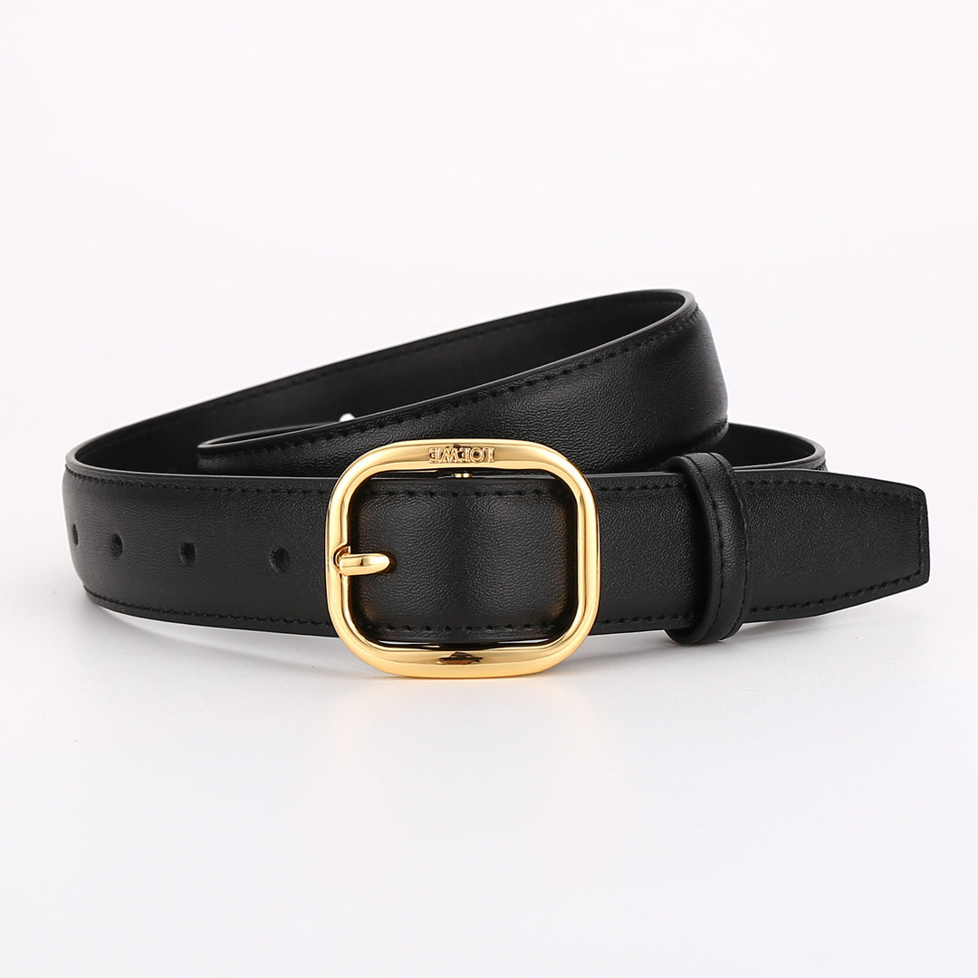 Double-Sided Genuine Leather Belt Women Commuter N6H331