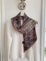 Load image into Gallery viewer, Women's Cotton Linen Printed Scarf Shawl N6J143