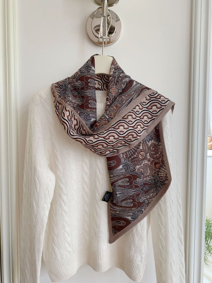 Women's Cotton Linen Printed Scarf Shawl N6J143