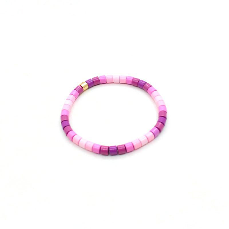 Tube Bead DIY Chain Alloy Enamel Stackable S5P262