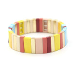 Load image into Gallery viewer, Cuboid Cuff Enamel Steel Chromatic Stackable Layers S5P078
