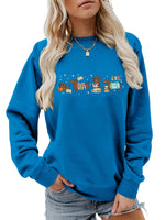 Load image into Gallery viewer, Four Dachshunds Hearts Print Crewneck Sweatshirt N6H048