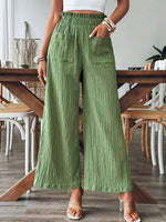 Load image into Gallery viewer, Solid Color Relaxed Fit Pants Women N6D146