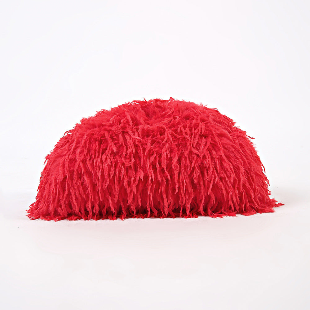 Women's Plush Feather Cloud Clutch Bag N6J119