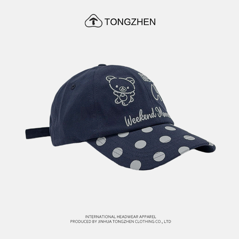 Rilakkuma Dot Baseball Cap Women N6C076